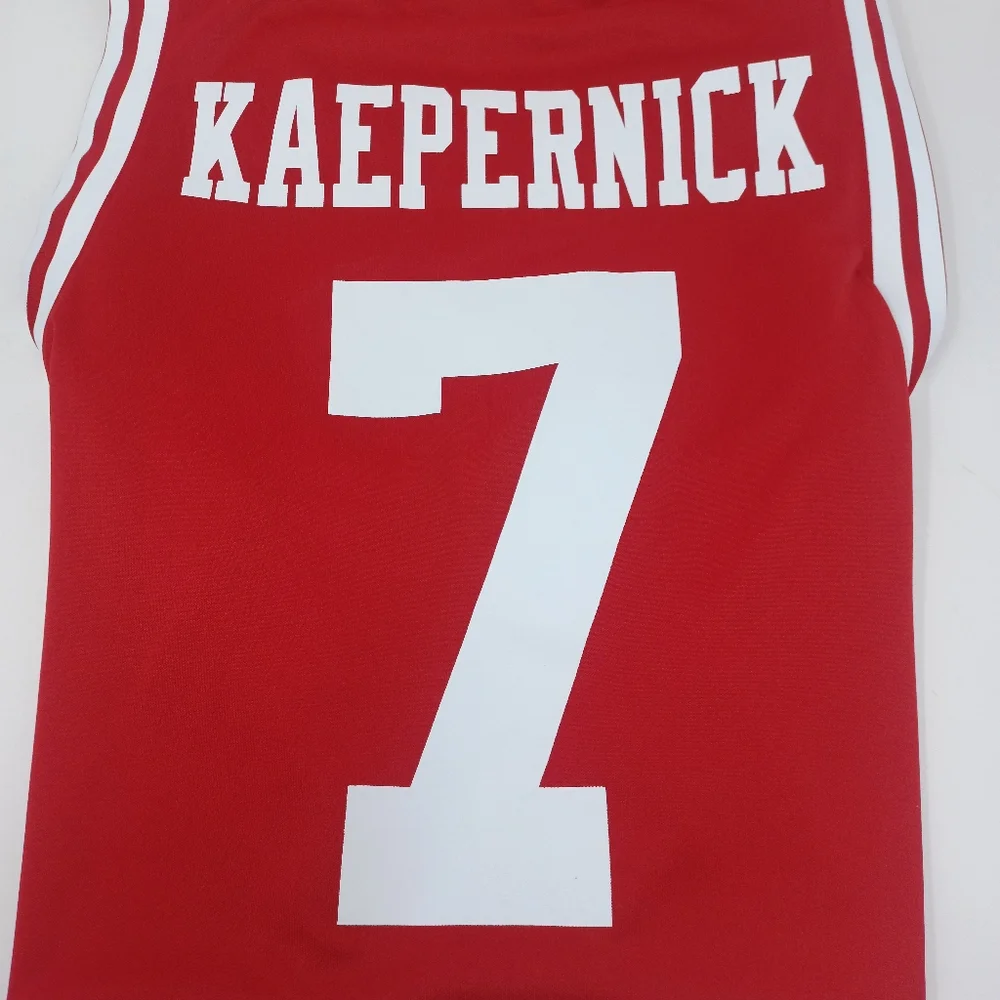 Colin Kaepernick #7 San Francisco 49ers Red Sleeveless Jersey